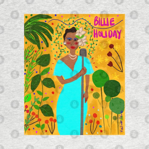 Women in Jazz Featuring Billie Holiday by Vintagetrixie-